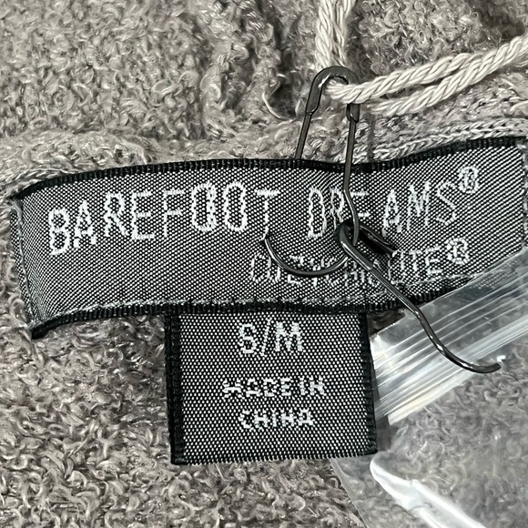 Barefoot Dreams Cozy Lite ombré pewter-black waterfall cardigan small/medium - Picture 5 of 8